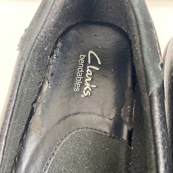 Clarks Bendables Slip On Shoes, Black Size 8 - Picture 7 of 10